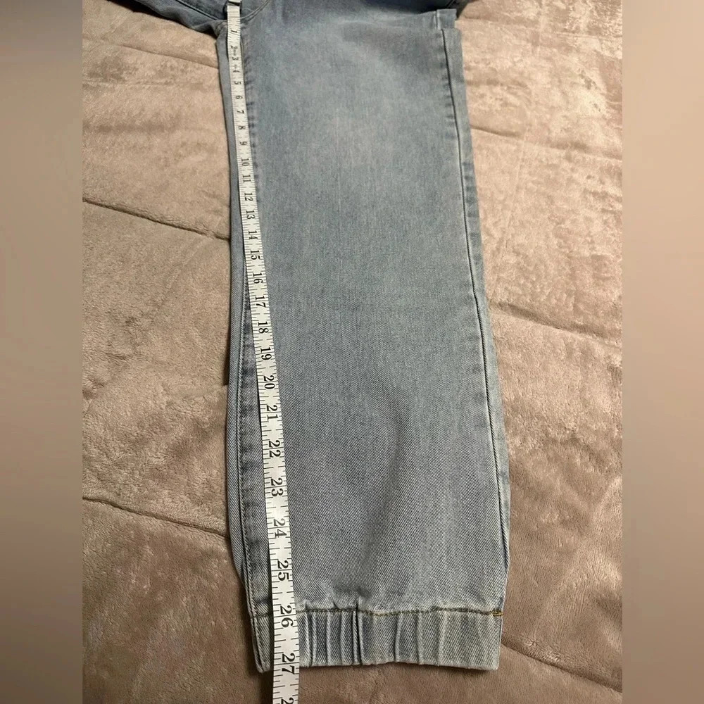 Cali 1850 Denim Joggers Women’s Size 9 29 Jeans NWT Blue - Picture 4 of 5
